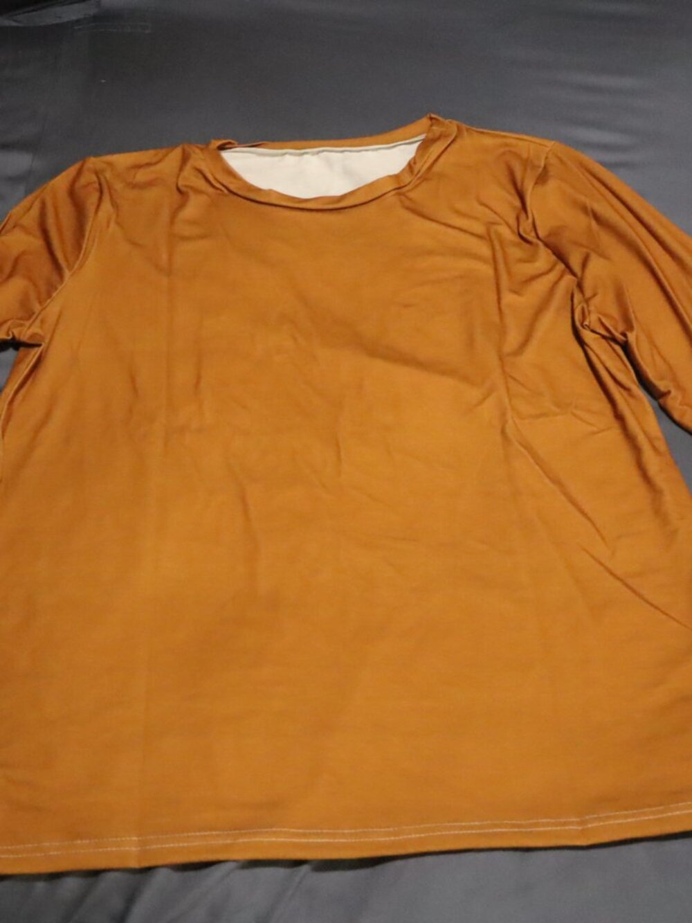 NWOT 3/4 Sleeve Top Color - Rust - Sz L